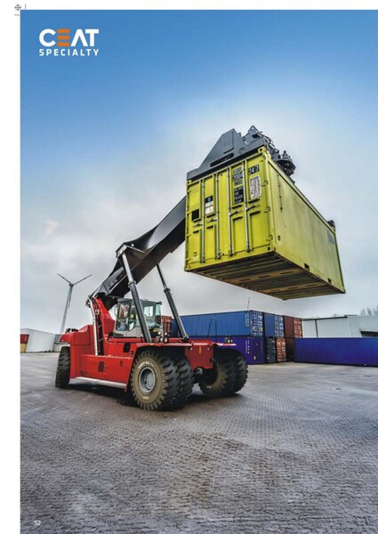 CEAT Port XL Plus in action — Heavy-duty reach stackers, large container handlers