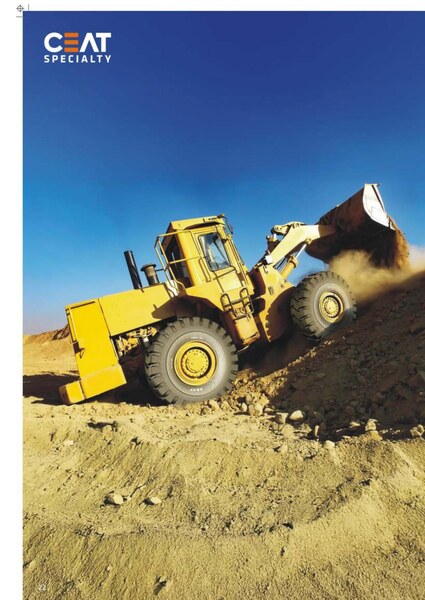 CEAT Trac XL in action — Mining loaders, scrapers, large construction equipment